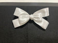 Elegant White Satin Bow